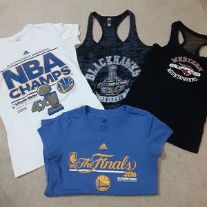 Bundle of 4 Athletic Tees/Tanks